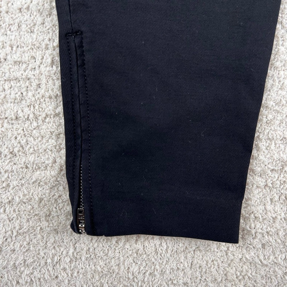 Ann Taylor Loft Women's Pants 10 Black Marisa Ankle Skinny Zip Career Chinos - Picture 7 of 13
